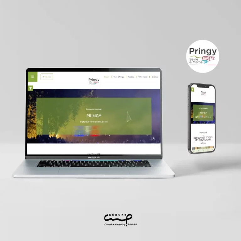 Le nouveau site de Pringy - découvrez notre travail de refonte